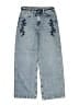 Zara 100% Cotton Hearts Blue Jeans Size 10 - photo 1