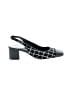 Ann Taylor Houndstooth Black Heels Size 5 1/2 - photo 1