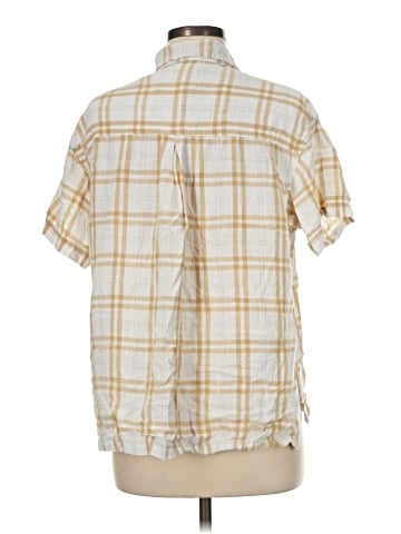 American Eagle Outfitters Short Sleeve Button-Down Shirt (view 2)