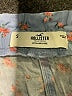 Hollister 100% Viscose Hearts Blue Shorts Size S - photo 3