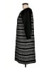 Ann Taylor LOFT Chevron-herringbone Black Casual Dress Size M - photo 5