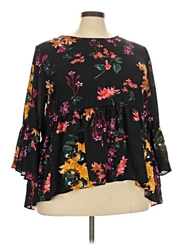 Cupio 3/4 Sleeve Blouse (view 1)