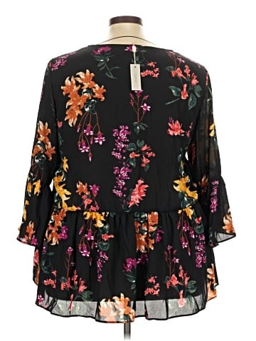 Cupio 3/4 Sleeve Blouse (view 2)