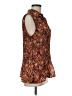 Studio 1940 100% Polyester Brown Sleeveless Blouse Size M - photo 4