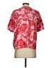 Vineet Bahl 100% Rayon Paisley Red Short Sleeve Blouse Size S - photo 2