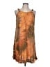 Assorted Brands Tie-dye Brown Orange Cocktail Dress Size L - photo 1