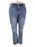 Molly & Isadora Stripes Blue Jeans Size 20 Plus - photo 1