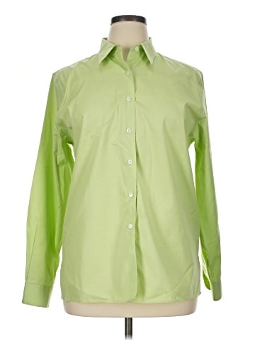Foxcroft Long Sleeve Button-Down Shirt (view 1)