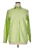 Foxcroft 100% Cotton Solid Green Long Sleeve Button-Down Shirt Size 14 - photo 1