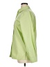 Foxcroft 100% Cotton Solid Green Long Sleeve Button-Down Shirt Size 14 - photo 5