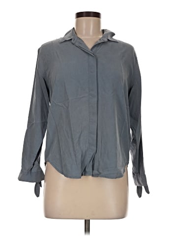 Everlane Long Sleeve Silk Top (view 1)