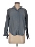 Everlane 100% Silk Gray Long Sleeve Silk Top Size 6 - photo 1