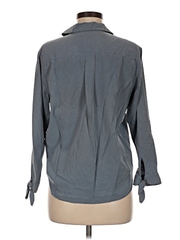 Everlane Long Sleeve Silk Top (view 2)