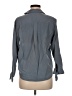 Everlane 100% Silk Gray Long Sleeve Silk Top Size 6 - photo 2