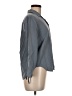 Everlane 100% Silk Gray Long Sleeve Silk Top Size 6 - photo 4