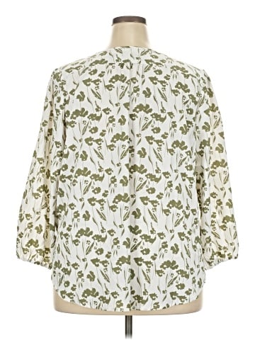 Monday Fun 3/4 Sleeve Blouse (view 2)