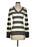 H&M 100% Acrylic Stripes Gray Pullover Sweater Size S - photo 1