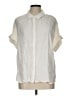 Lulus 100% Viscose Ivory Short Sleeve Blouse Size L - photo 1