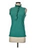 Tory Burch Teal Sleeveless Blouse Size M - photo 1