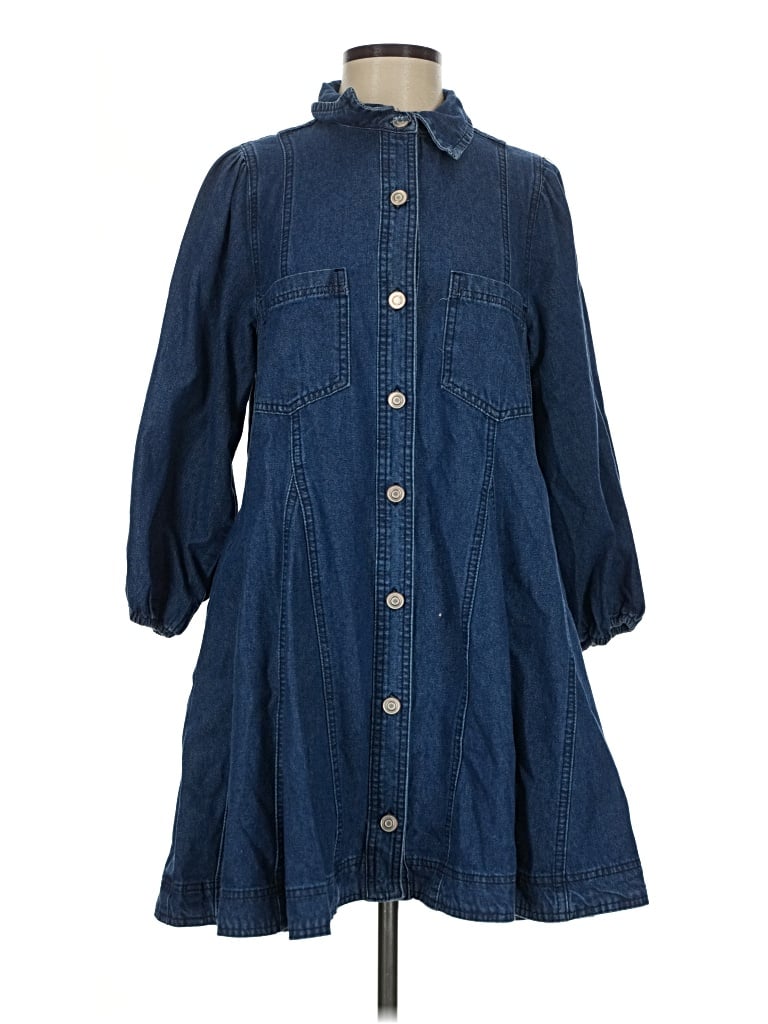 Pre-owned Entro Casual Dress In Blue