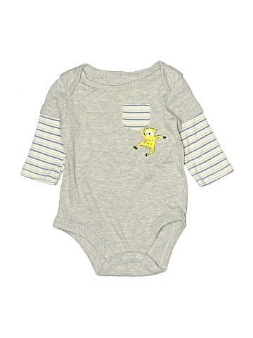 Miniville Long Sleeve Onesie (view 1)