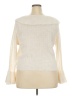 Old Navy Ivory Long Sleeve Blouse Size 2X - photo 2