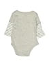 Miniville Gray Long Sleeve Onesie Size 0-3 mo - photo 2