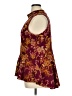 Cleo Burgundy Sleeveless Blouse Size 1X - photo 5