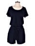 Lou & Grey for LOFT Solid Blue Romper Size S - photo 1