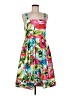 Eliza J 100% Polyester Tropical Pink Cocktail Dress Size 8 - photo 1