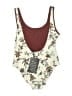 Tuckernuck Floral Ivory One Piece Swimsuit Size L - photo 2