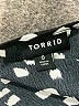Torrid 100% Polyester Stars Black Short Sleeve Blouse Size Lg Plus (0) - photo 7