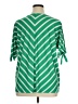 Croft & Barrow Green 3/4 Sleeve Blouse Size XL - photo 2
