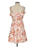 J.Crew 100% Viscose Floral Orange Cocktail Dress Size S - photo 2