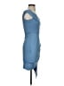 Windsor Solid Blue Cocktail Dress Size S - photo 4