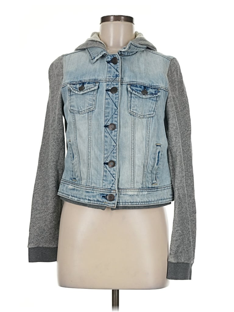 Pre-owned Unbranded Denim Jacket In Gray