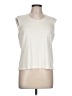 Ruby Rd. Ivory Sleeveless T-Shirt Size L - photo 1