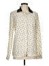 Maison Scotch 100% Polyester Polka Dots Ivory Long Sleeve Blouse One size - photo 1