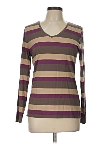 Ann Taylor Factory Long Sleeve T-Shirt (view 1)