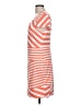 ECI Stripes Orange Casual Dress Size L - photo 5