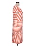 ECI Stripes Orange Casual Dress Size L - photo 4