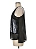 Piperlime 100% Polyester Silver Sleeveless Top Size M - photo 5