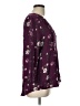 Fun2Fun 100% Rayon Burgundy 3/4 Sleeve Blouse Size L - photo 4