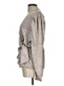 Express Outlet 100% Polyester Silver Long Sleeve Blouse Size L - photo 5