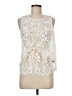 James Coviello 100% Polyester Solid Ivory Sleeveless Blouse Size M - photo 1