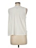 James Coviello 100% Polyester Solid Ivory Sleeveless Blouse Size M - photo 2