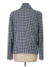 Chico's Checkered-gingham Blue Blazer Size Lg (2) - photo 2