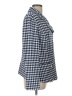 Chico's Checkered-gingham Blue Blazer Size Lg (2) - photo 4