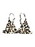 Unbranded Animal Print Gold Swimsuit Top Size S - photo 1