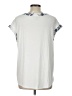 Fortune + Ivy 100% Polyester Tropical Ivory Short Sleeve Blouse Size L - photo 2